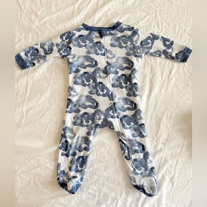 Burt’s Bees Baby Boy Girl Pajamas Sleeper Pjs Footie Clouds 3-6 Months